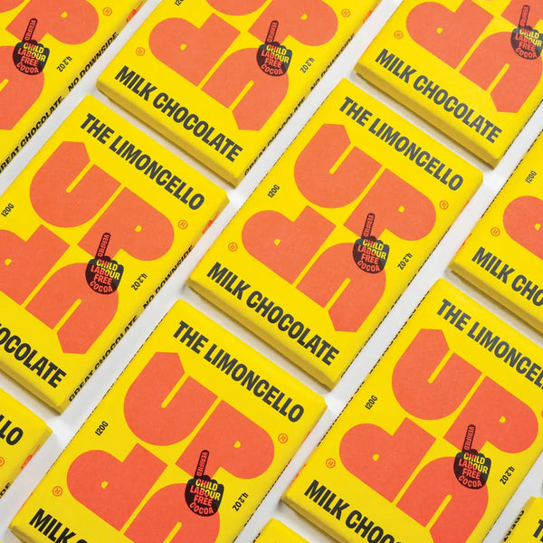 UP-UP - Limoncello Milk Chocolate Bar - 120g