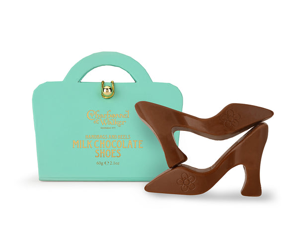 Charbonnel et Walker green Handbag and Milk Chocolate Heels