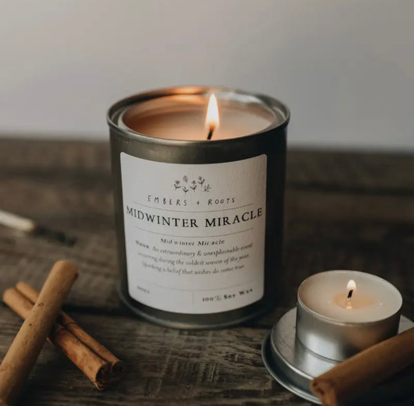 Ember and roots MidWinter miracle candle