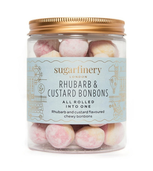 Rhubarb & Custard Bonbons All Rolled into One Pretty Posh Treats Sweet Jar