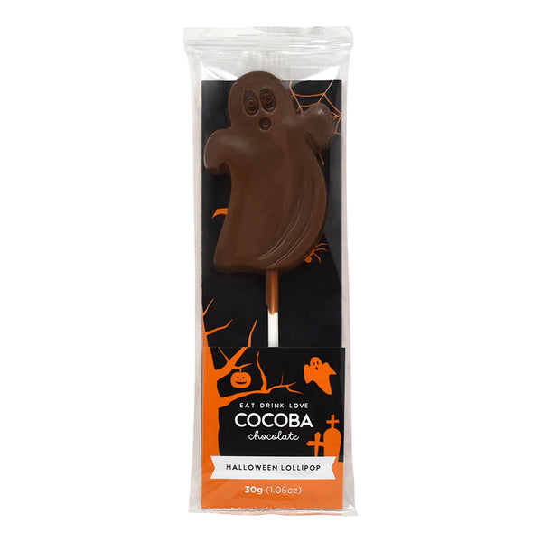 Halloween chocolate lolly ghost