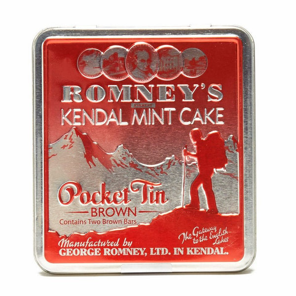 Red pocket tin (brown)