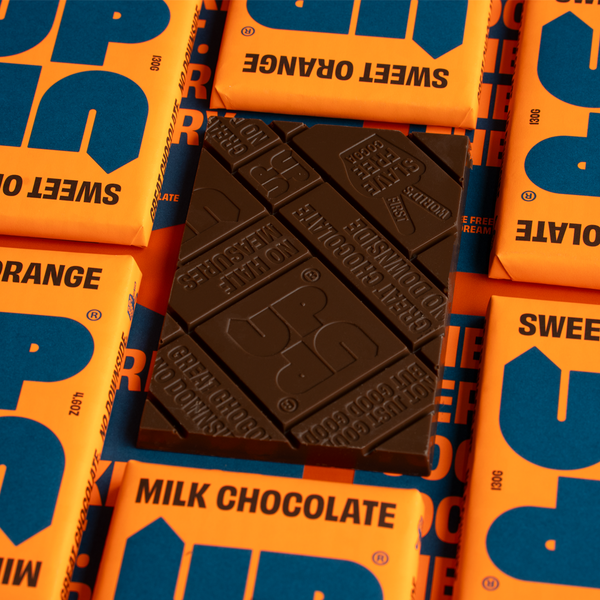 UP-UP - Sweet Orange Milk Chocolate Bar - 120g