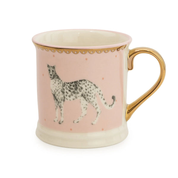 Cheetah Pink Tankard mug