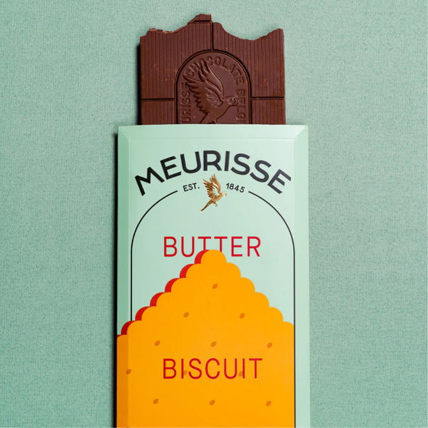 Meurisse Milk Chocolate with Butter biscuit