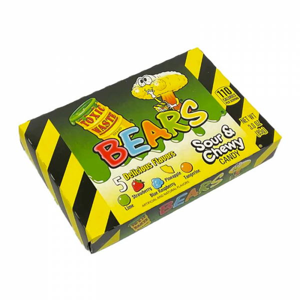 Toxic Waste Gummy bears Theatre Box 85g