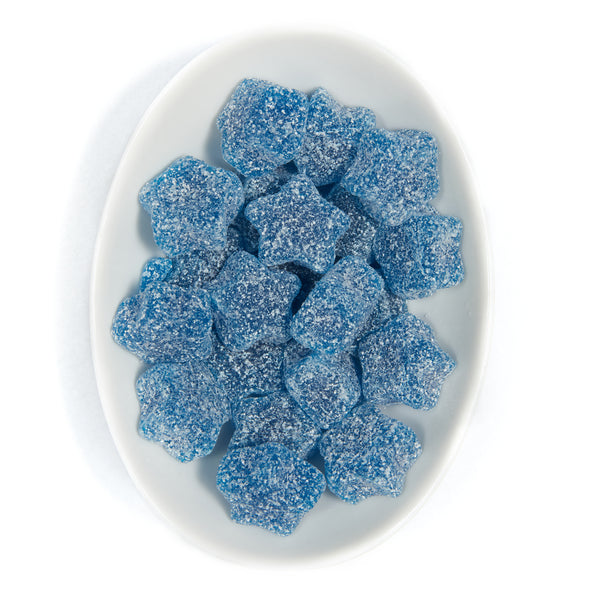 Fizzy Blue Gummy stars